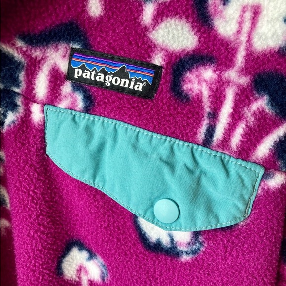 Rare Patagonia Synchilla Fleece Pullover | Women’s Medium | Magenta Mushroom - Picture 4 of 4